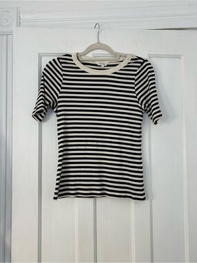 Part Two Copenhagen Danish Scandinavian Striped Ribbed Top – Size L